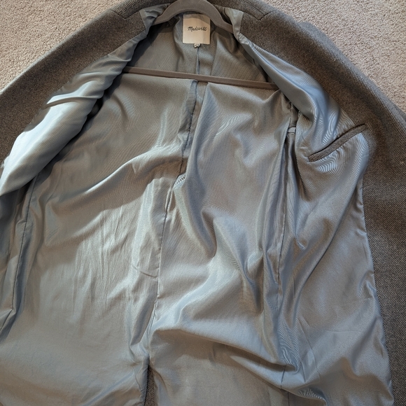 Madewell Elmcourt wool blend coat xs - Picture 6 of 7